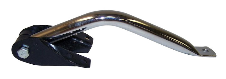 Left Side Mirror Support Arm, Stainless