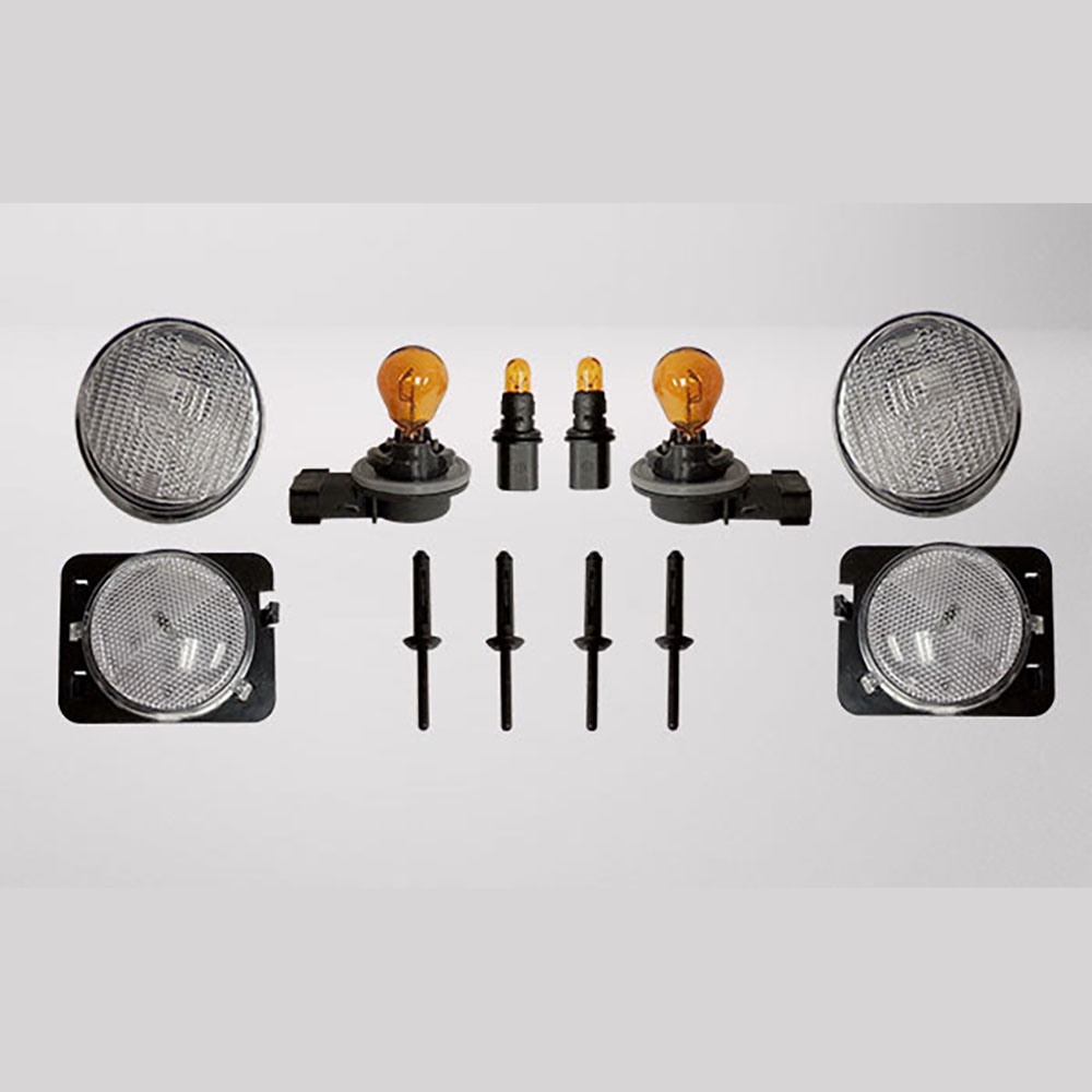 Clear Parking and Side Marker Lamp Kit 07-13 Wranglers