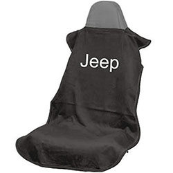 Jeep Seat Towel with Jeep Logo Black