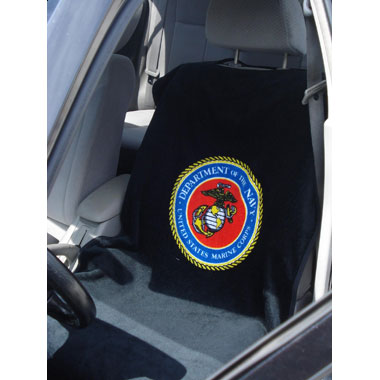 Armed Services Seat Towels with Marines Logo