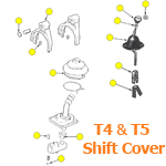 T4 and T5 Shift Cover Parts