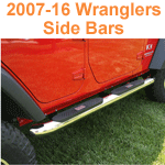 2007-16 Wranglers Side Bars